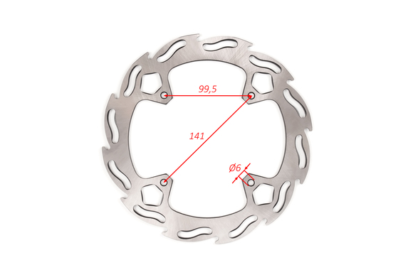 Диск тормозной задний PROCIDA /Progasi /BSE m2-m8 (тип- CRF) pitbikemarket.ru