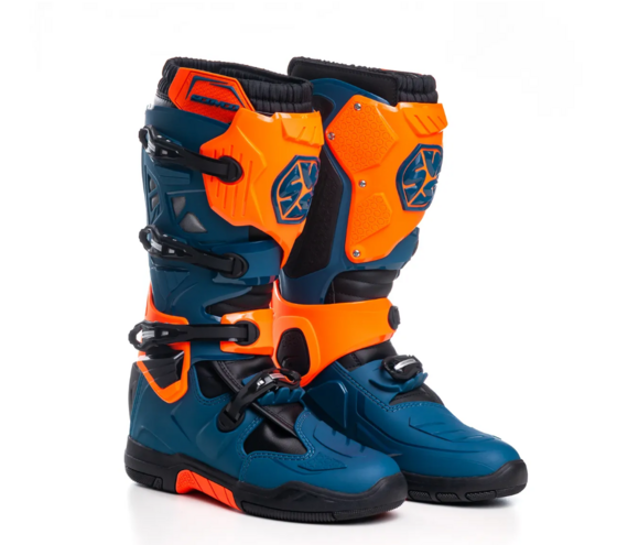 Мотоботы Scoyco MBM004 высокие оранжевые 44 pitbikemarket.ru