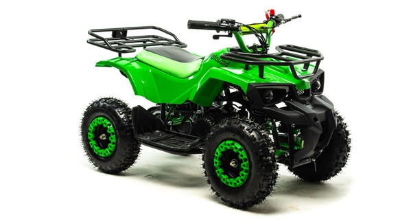 Квадроцикл Motoland VOX50E SCORPION зеленый pitbikemarket.ru