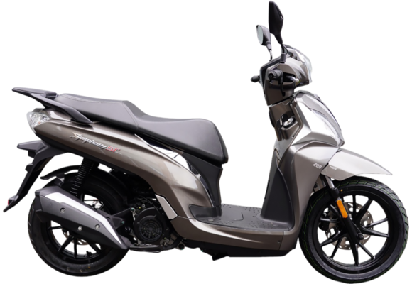 Скутер SYM Symphony ST 200 коричнево-серый pitbikemarket.ru