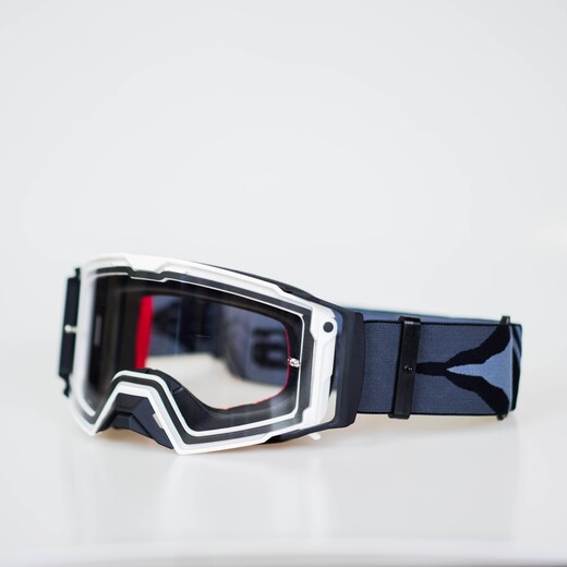 Кроссовые очки 101 HD (heavy duty) Черный/Белый pitbikemarket.ru
