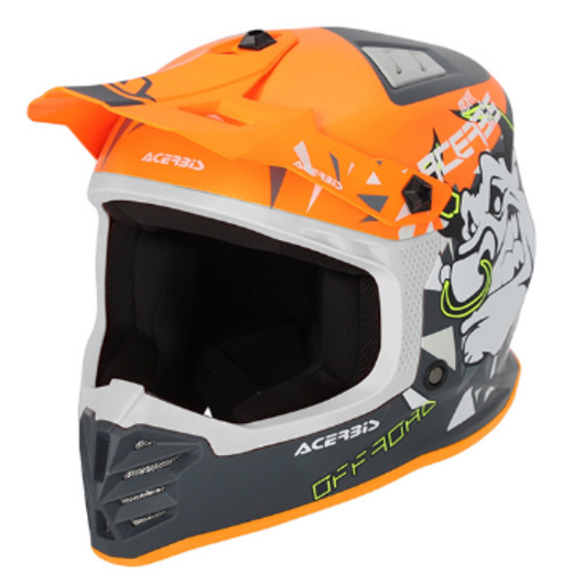 Шлем детский Acerbis PROFILE JUNIOR Orange/Grey, L (51-52) pitbikemarket.ru