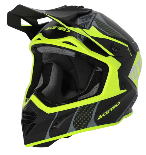 Шлем Acerbis X-TRACK 22-06 Black/Fluo-Yellow, M pitbikemarket.ru