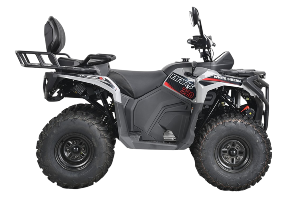 Бензиновый квадроцикл WHITE SIBERIA BARS 320 Серый pitbikemarket.ru